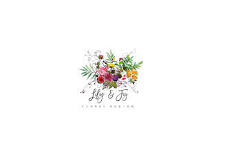 create boho botanical whimsical and floral logo design