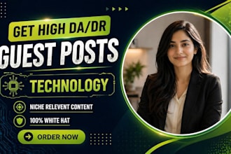 publish a technology guest post with tech backlinks