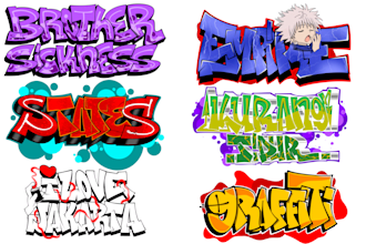 create cool graffiti letter foryou,with my cool style