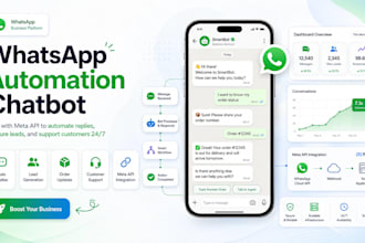 build whatsapp automation chatbot using meta api