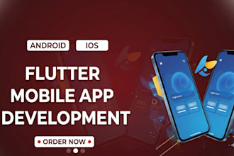 create high quality flutter apps with backend and database integration