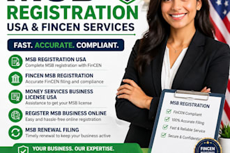 do msb registration USA, fincen filing, license and renewal fast