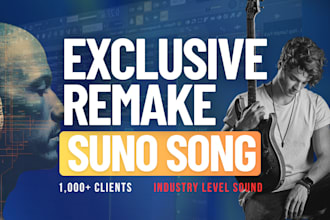 remake or recreate suno ai song into real music production