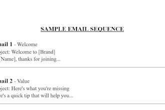 write high converting email sequences for sales