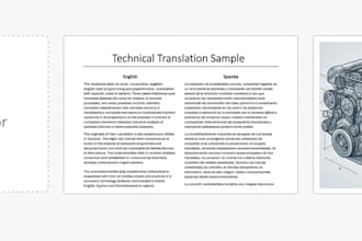 translate your technical manuals and mobile specs to spanish