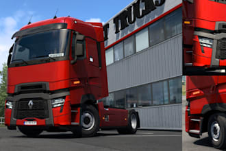 create ets 2 and ats skin and trucks, ets trailer, ats map