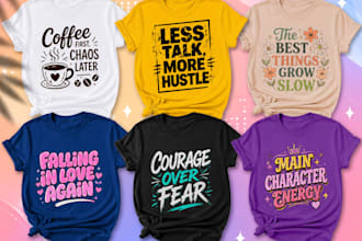 design custom streetwear t shirt graphics