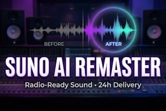remaster your suno ai song to professional radio quality
