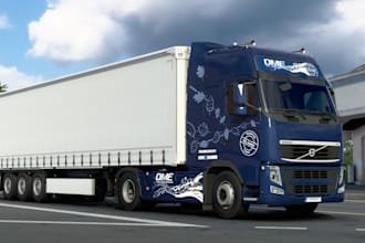 create ets 2 and ats skin and trucks, ets trailer, ats map