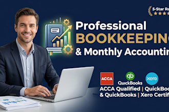 do bookkeeping and monthly accounting in quickbooks or xero
