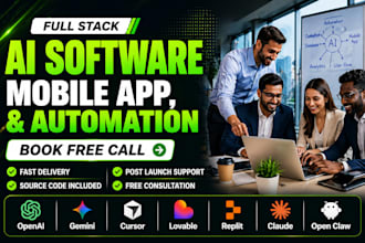 do ai mobile app development, ai chatbot, react native, flutter as ai developer