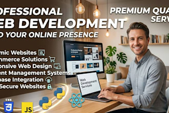 be your expert frontend web developer for website html css javascript