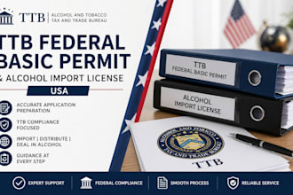 apply for your ttb federal basic permit and alcohol import license USA