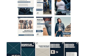 design an instagram branding kit with templates