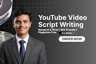 research and write engaging youtube video scripts