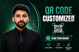 create custom qr code design with logo for your business