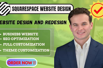 build a modern squarespace website design