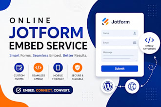 embed into your online form into your wix