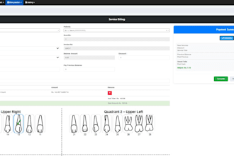 develop a modern dental clinic management system software with billing an