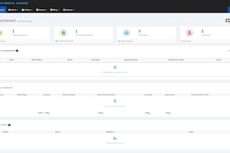 develop a modern dental clinic management system software with billing an