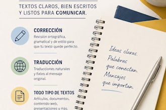 correcciÓn, traducciÓn y comunicaciÓn