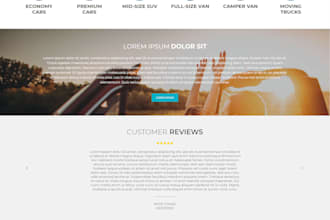 create a professional, responsive landing page
