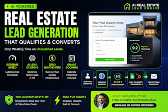 build an ai lead generation funnel for real estate with scoring