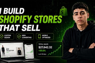 build a high conversion shopify store for dropshipping