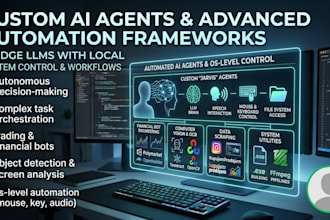 build autonomous ai agents, and python automation