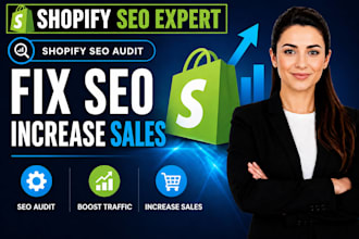 do shopify SEO audit and on page optimization that improve ranking and sales