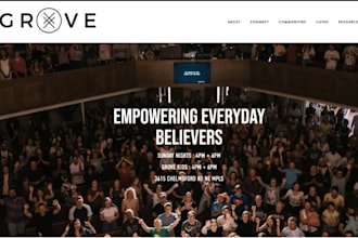 design squarespace church website religious website charity fundraising website