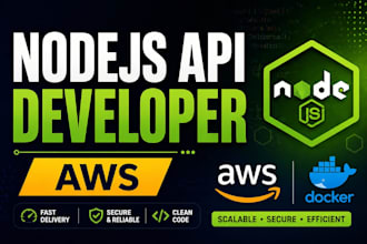 build rest API with nodejs express mongodb and deploy on AWS