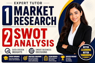 do market research, competitor analysis