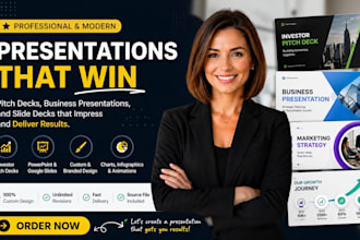 design professional pitch deck powerpoint presentation investor deck googleslide