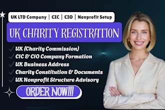 register uk charity with charity commission and charity governing document