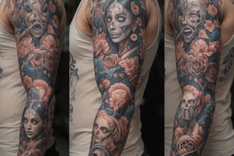 design a modern and minimalist tattoo design