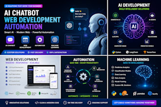 build ai chatbot  web app  automation ai content solution