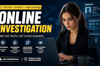 your online private investigator for background checks osint and people search