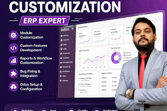 provide odoo customization, development and module services
