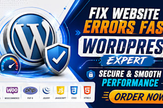 debug and fix wordpress errors quickly and professionally