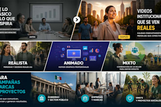 video institucional o corporativo de alta calidad para tu marca o proyecto