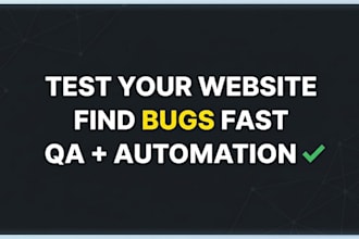 test your website and find bugs with automated QA testing