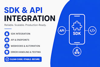 integrate third party sdk, API, and features into mobile apps