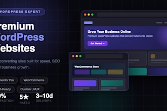 develop a fast, modern, and SEO friendly wordpress site