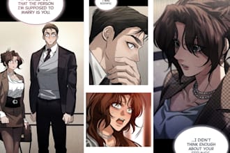 webtoon panel, comic book page, webnovel, manga page, webtoon pages