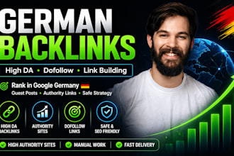 build high authority german backlinks for germany seo and link building