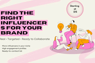 find targeted micro influencers for your brand ready to collaborate