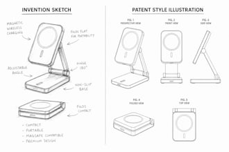 design provisional patent illustrations for your invention idea