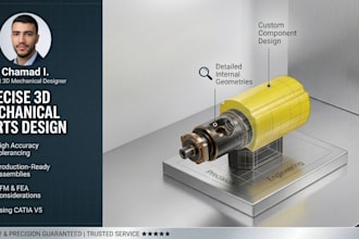 create 3d mechanical parts and cad models using catia v5