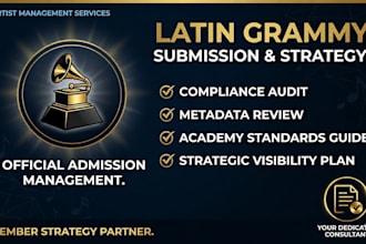 manage your latin recording academy membership or award submission